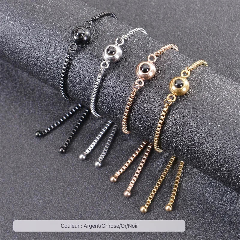 Bracelet Photo Personnalisé Femme