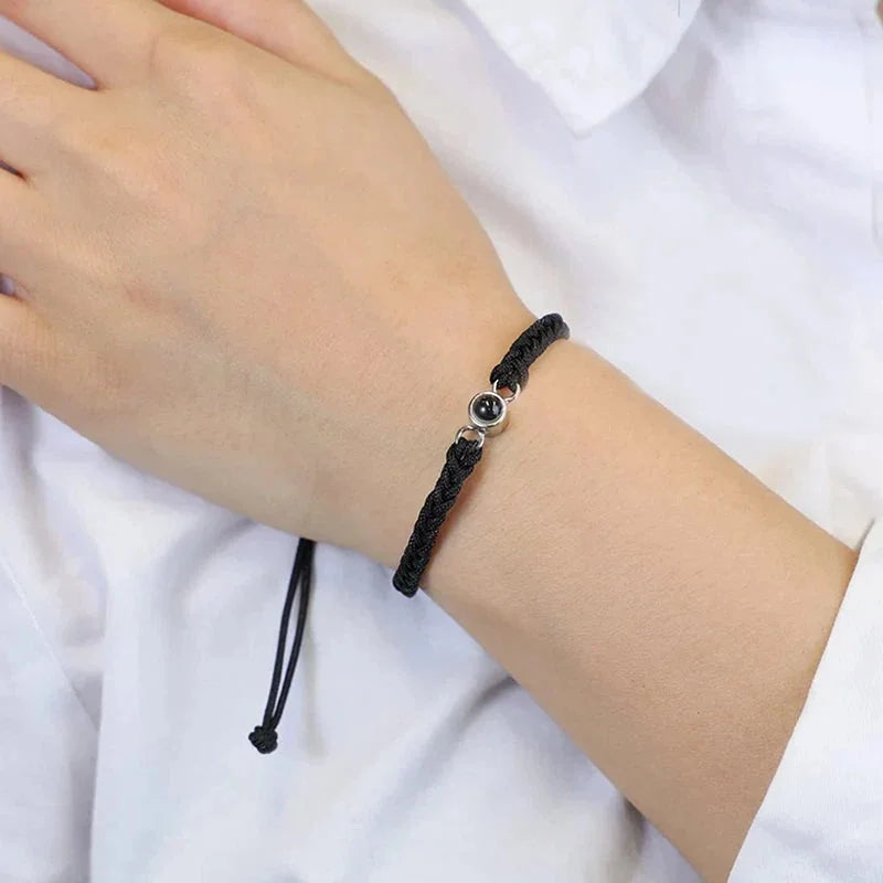 Bracelet Photo Personnalisé Rond