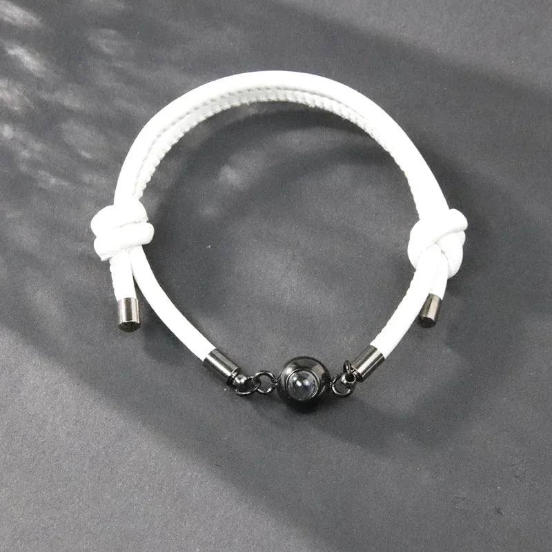 Bracelet Cuir Photo Personnalisé