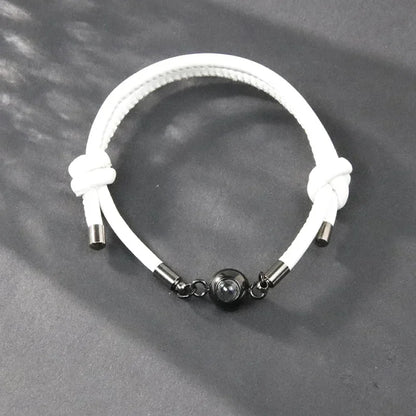 Bracelet Cuir Photo Personnalisé