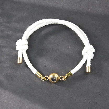 Bracelet Cuir Photo Personnalisé