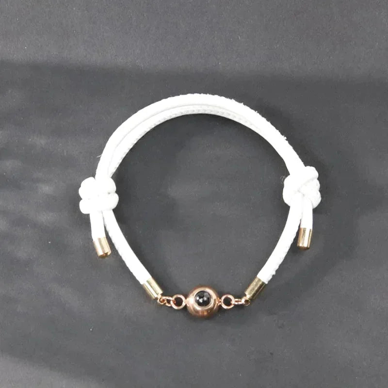 Bracelet Cuir Photo Personnalisé