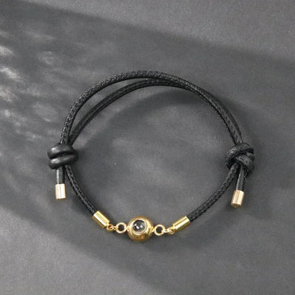 Bracelet Cuir Photo Personnalisé