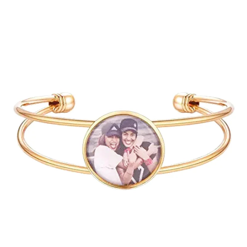 Bracelet Jonc Personnalisable Photo