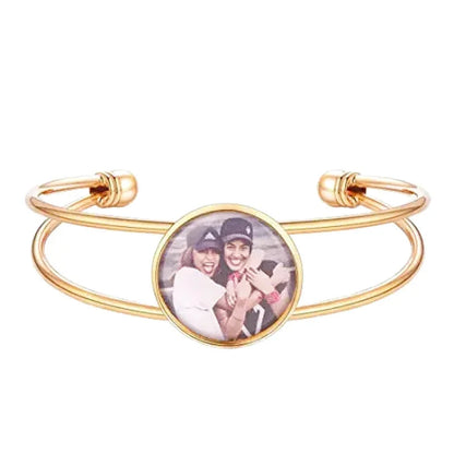 Bracelet Jonc Personnalisable Photo